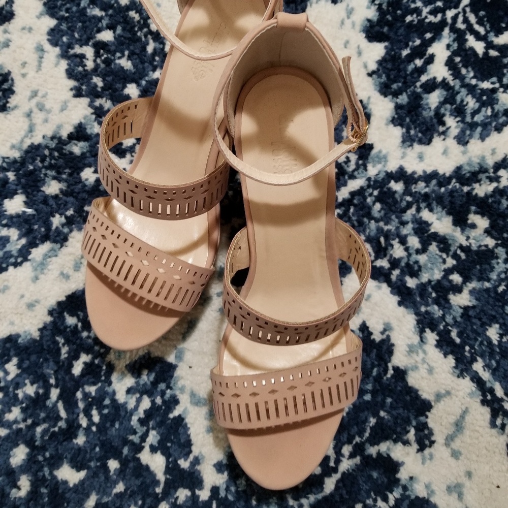 Blush Pink Wedges
